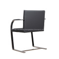 Modern Flat Bar Brno Leather Dining Chair